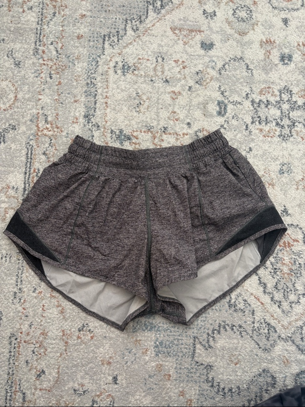 Women's Lululemon Heathered Gray Active Shorts